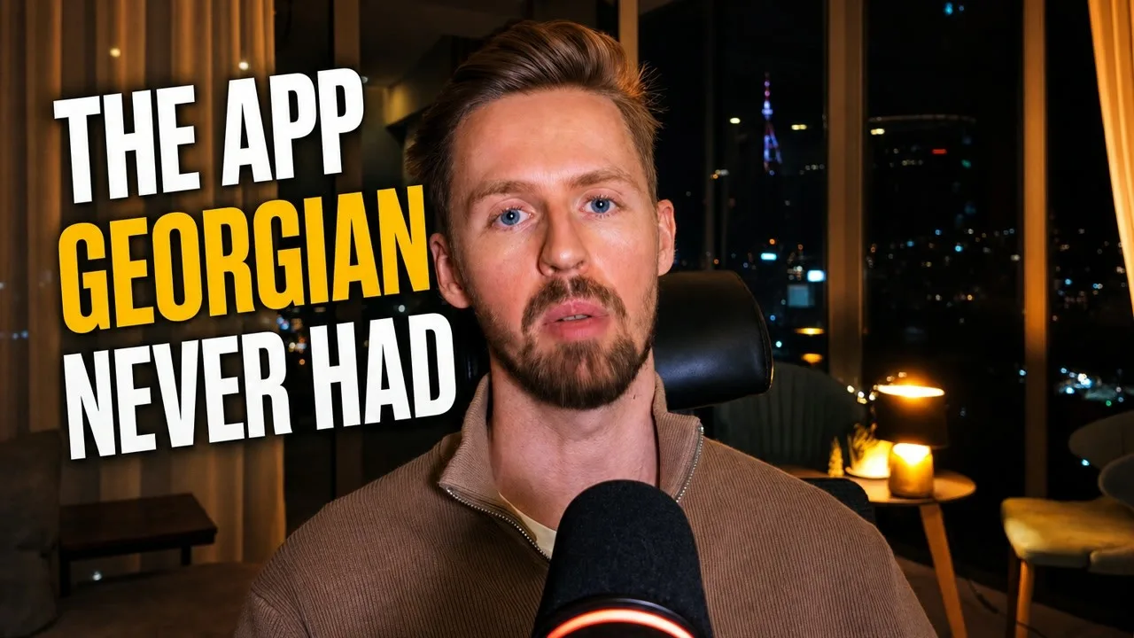 Lasse talking about why he built EasyGeorgian